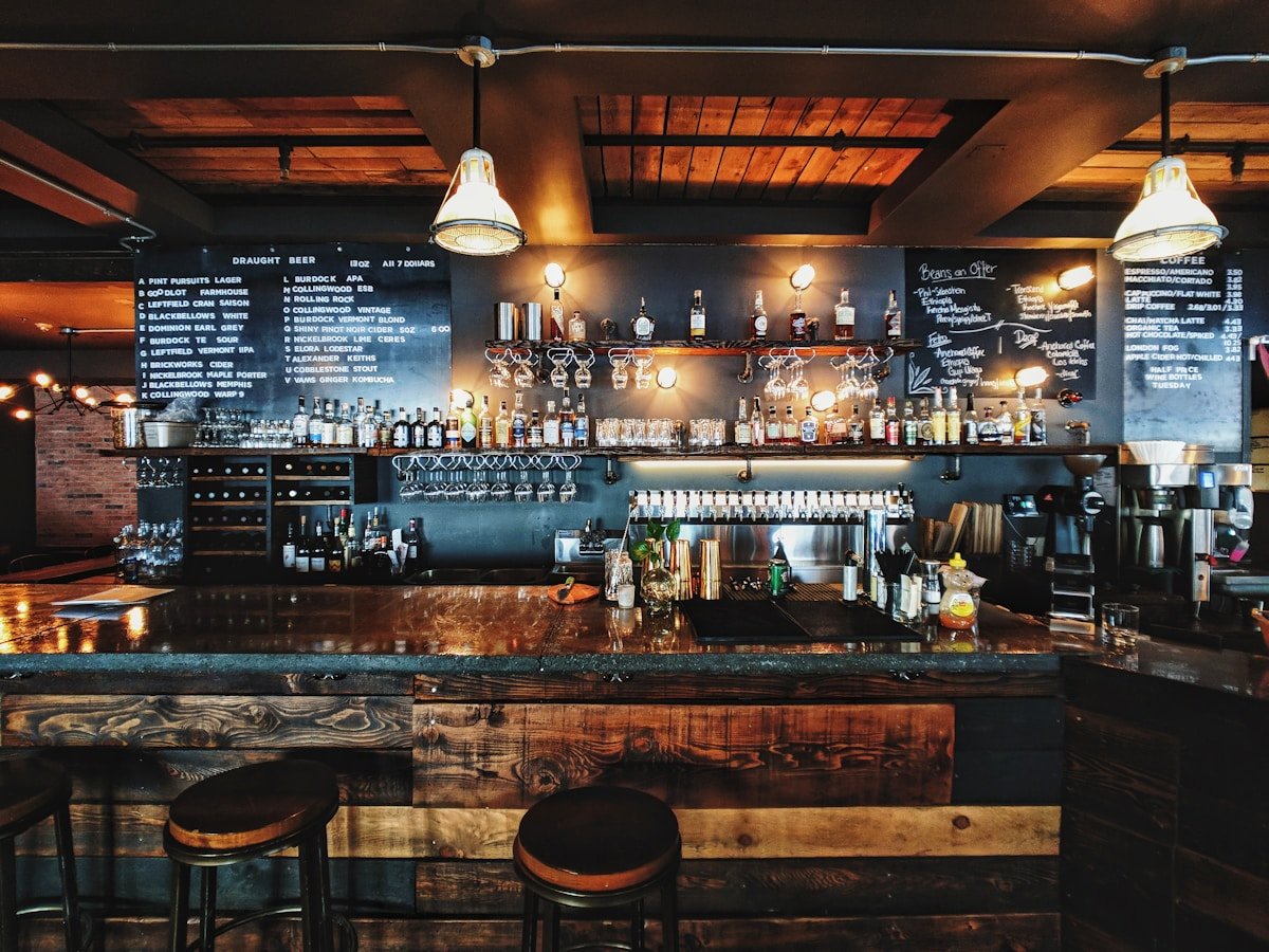 Warm, welcoming pub bar